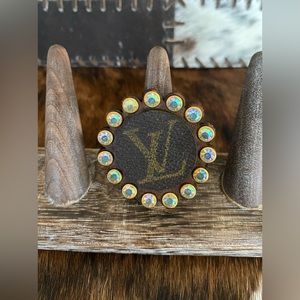Keep It Gypsy Brand Aurora Borealis Stones Adjustable Ring #1